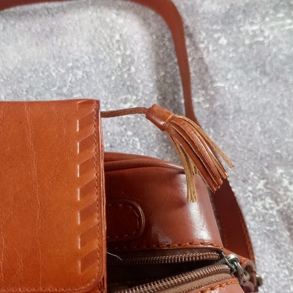 VINTAGE de Moina Collection Leather Bag with Wallet UNISEX - Picture 11 of 13